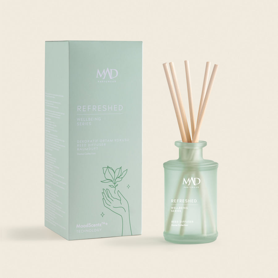Reed Diffuser - **Mad Wellbeing Refreshed 190 מ״ל** מבשם חלל (Reed Diffuser)