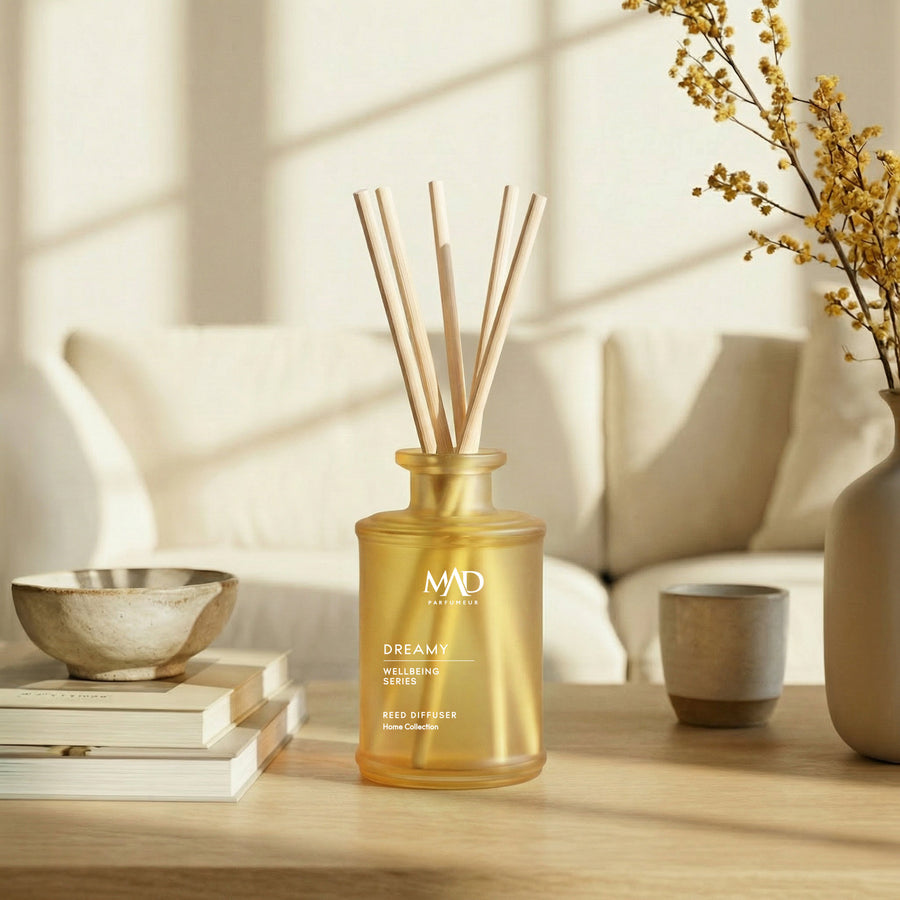 Mad Wellbeing Dreamy - **Mad Wellbeing Dreamy** – מבשם חלל (Reed Diffuser) 190 מ״ל