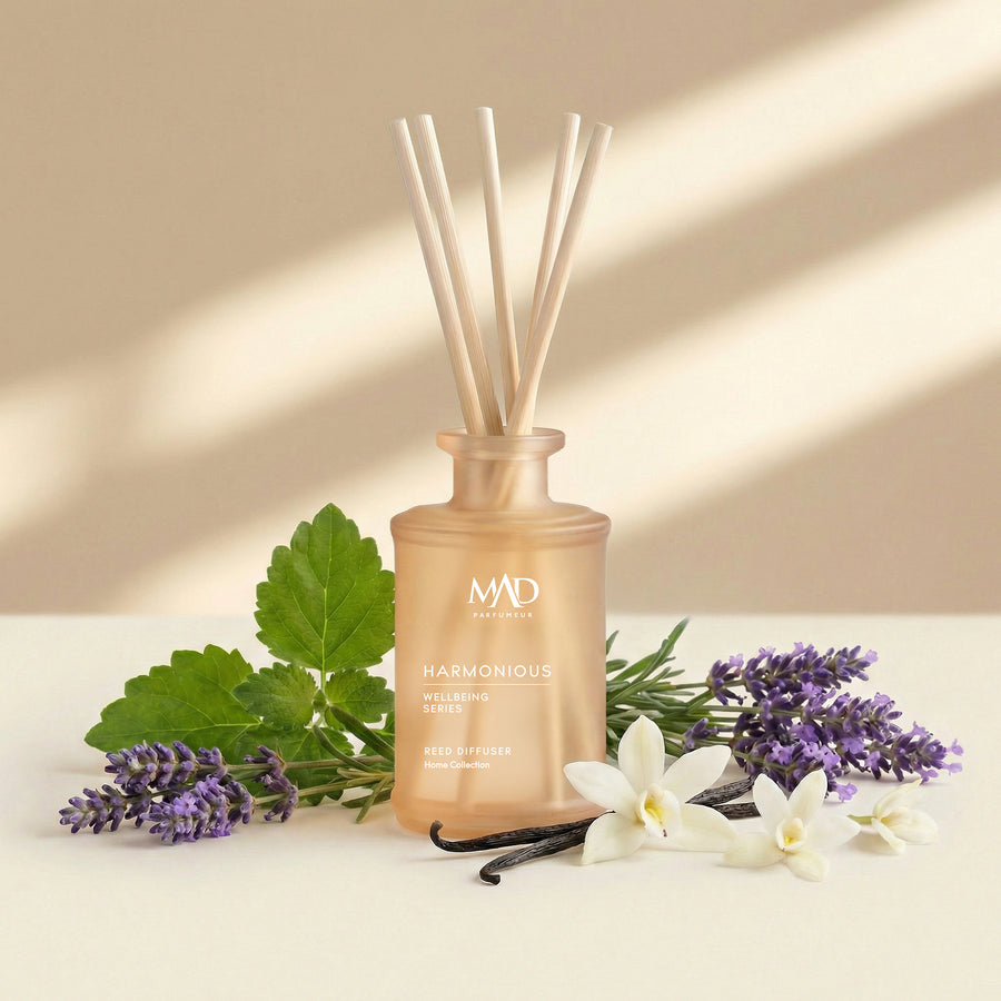 Mad Wellbeing Harmonious - **Mad Wellbeing Harmonious** – מבשם חלל (Reed Diffuser) 190 מ״ל
