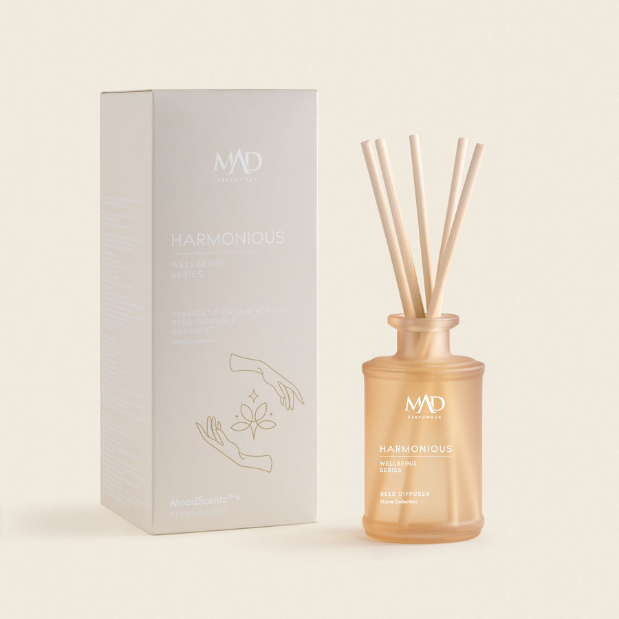 Mad Wellbeing Harmonious - **Mad Wellbeing Harmonious** – מבשם חלל (Reed Diffuser) 190 מ״ל