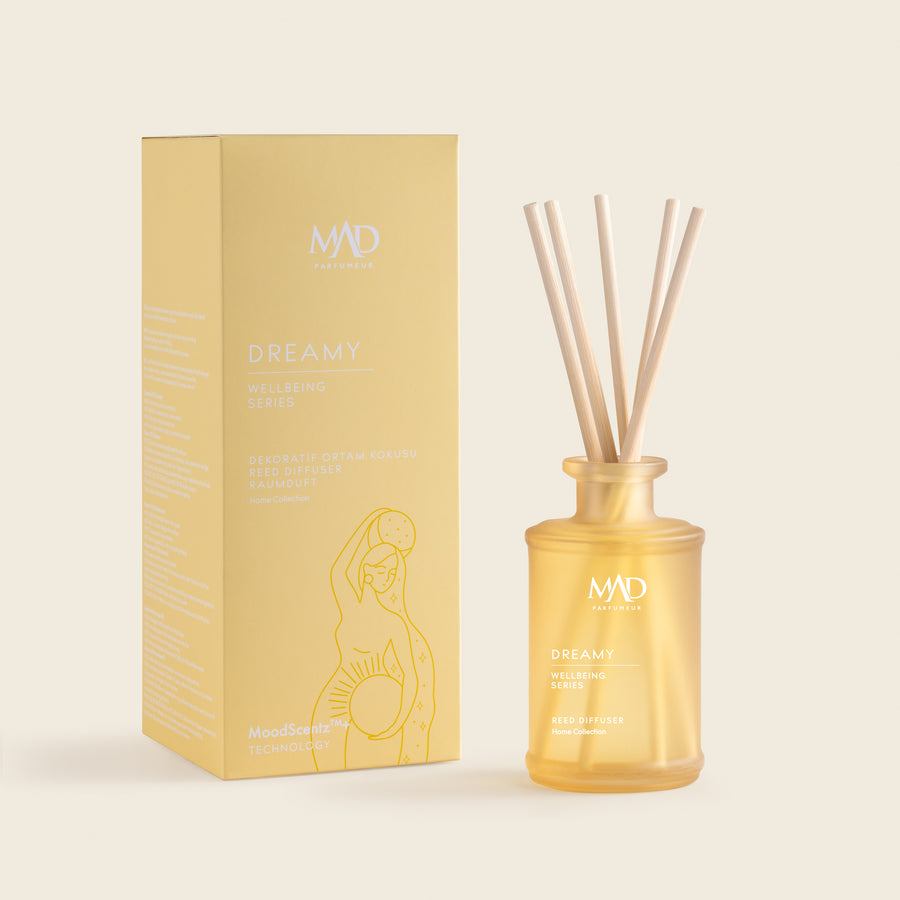 Mad Wellbeing Dreamy - **Mad Wellbeing Dreamy** – מבשם חלל (Reed Diffuser) 190 מ״ל