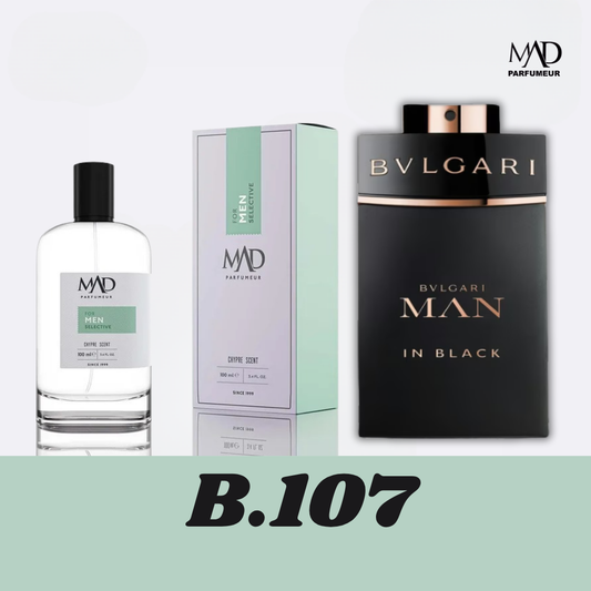 B107 - תואם בולגרי מאן אין בלאק/Bvlgari Man In Black
