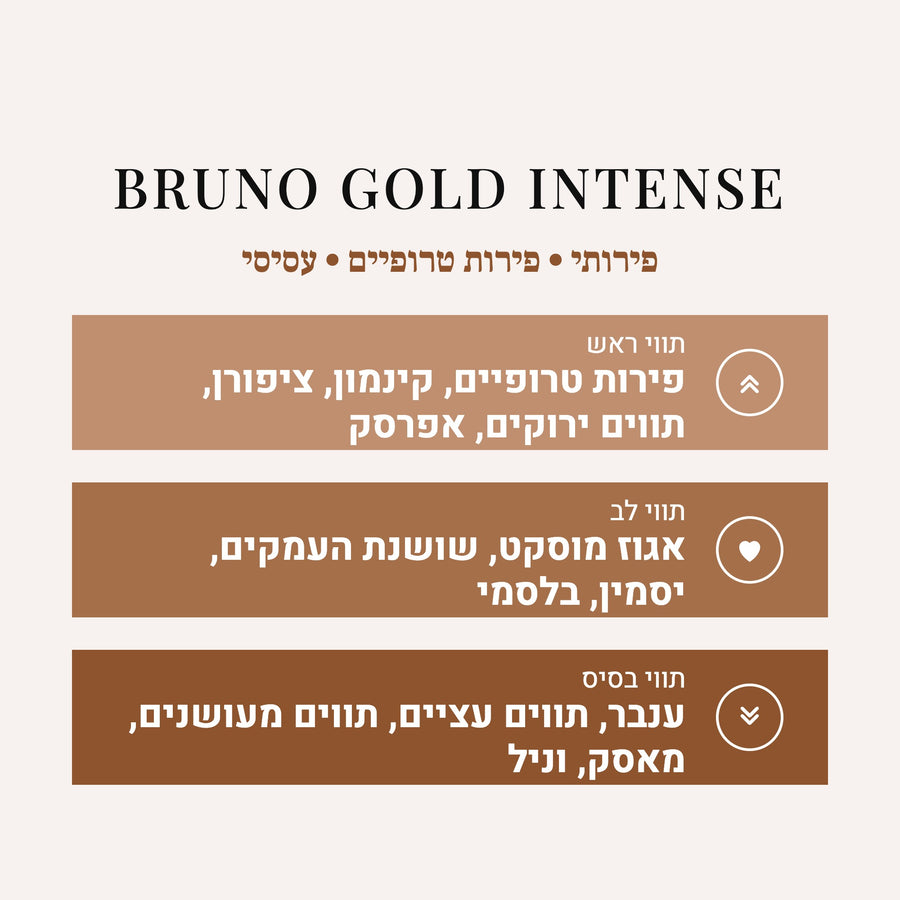 Bruno Gold Intense - **Bruno Gold Intense 100 מ״ל** – בושם לגברים