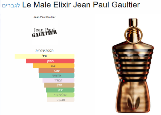 J105 - Le Male Elixir Jean Paul Gaultier