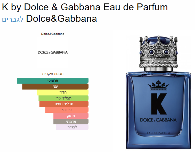 D103 - K by Dolce & Gabbana Eau de Parfum