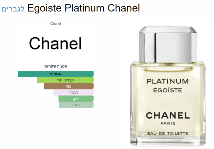W198 - Egoiste Platinum Chanel