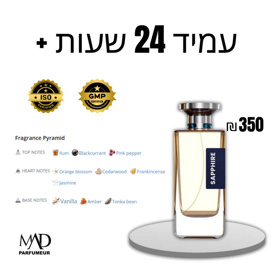 Sapphire - ניחוח של תעוזה ותחכום – כמו אבן יקרה שמספרת סיפור
