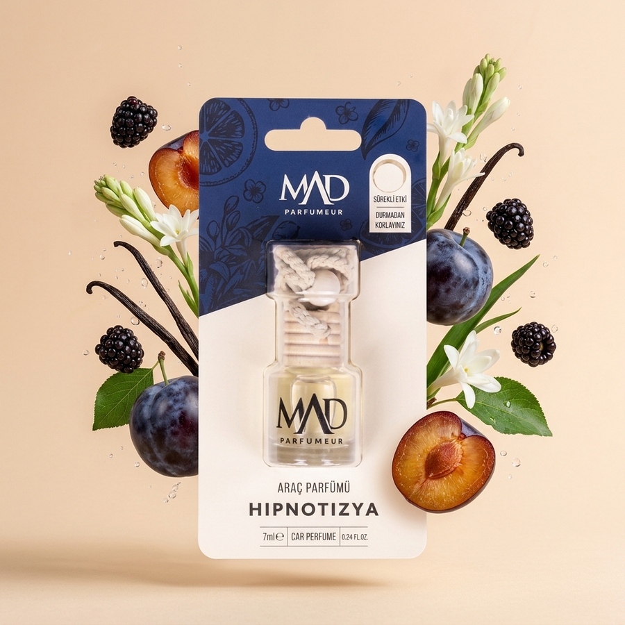 מטהר אוויר לרכב של Mad Hypnotizia 7 מ"ל MADPARFUME - סוג: פרי, עץ