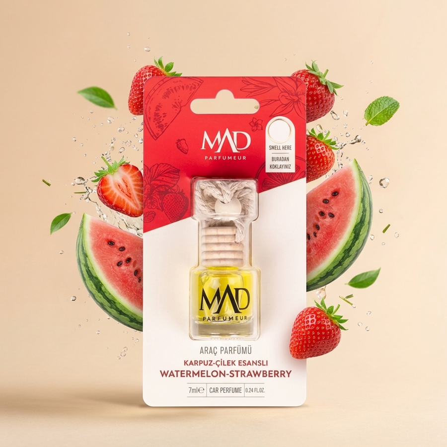 Mad Watermelon Strawberry 8 מ"ל מטהר אוויר לרכב