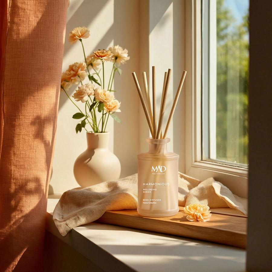 Mad Wellbeing Harmonious - **Mad Wellbeing Harmonious** – מבשם חלל (Reed Diffuser) 190 מ״ל