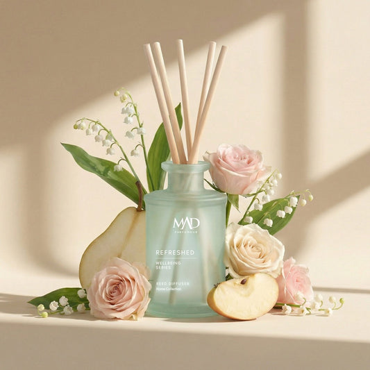 Reed Diffuser - **Mad Wellbeing Refreshed 190 מ״ל** מבשם חלל (Reed Diffuser)